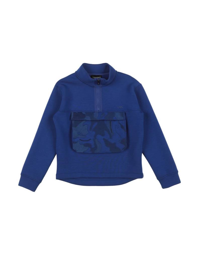 EMPORIO ARMANI Sweatshirt Kinder Blau von EMPORIO ARMANI