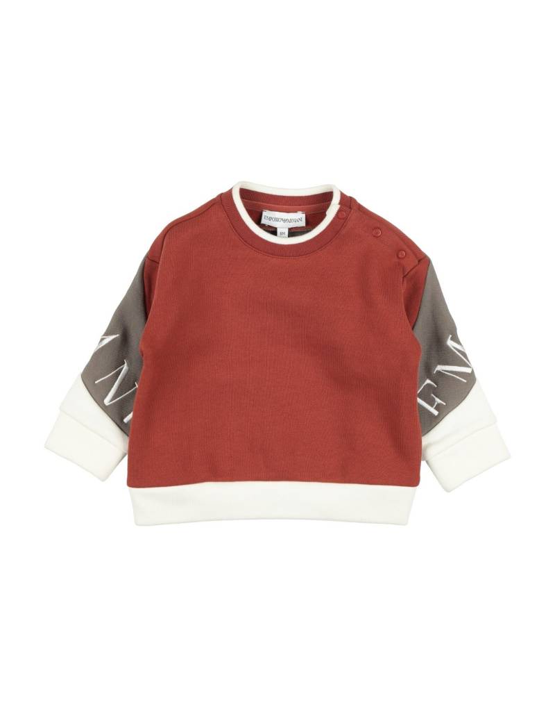 EMPORIO ARMANI Sweatshirt Kinder Braun von EMPORIO ARMANI