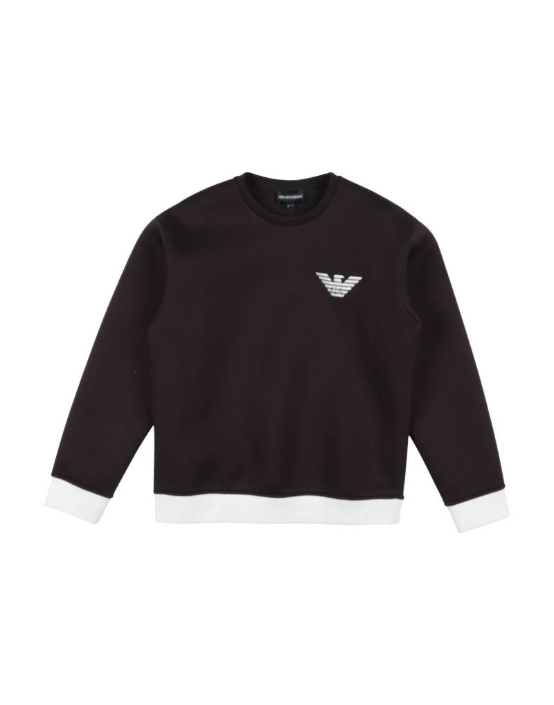 EMPORIO ARMANI Sweatshirt Kinder Dunkelbraun von EMPORIO ARMANI