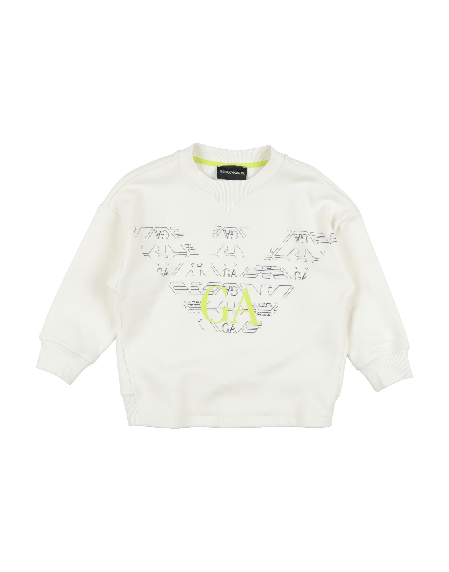 EMPORIO ARMANI Sweatshirt Kinder Elfenbein von EMPORIO ARMANI