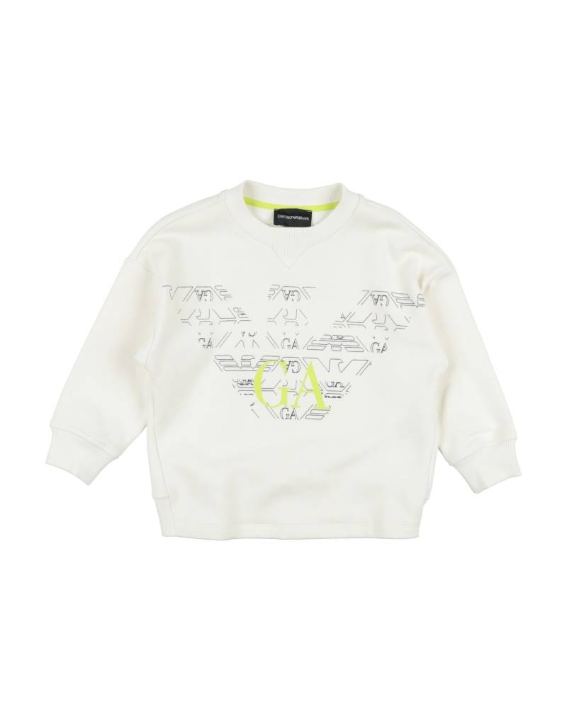 EMPORIO ARMANI Sweatshirt Kinder Elfenbein von EMPORIO ARMANI