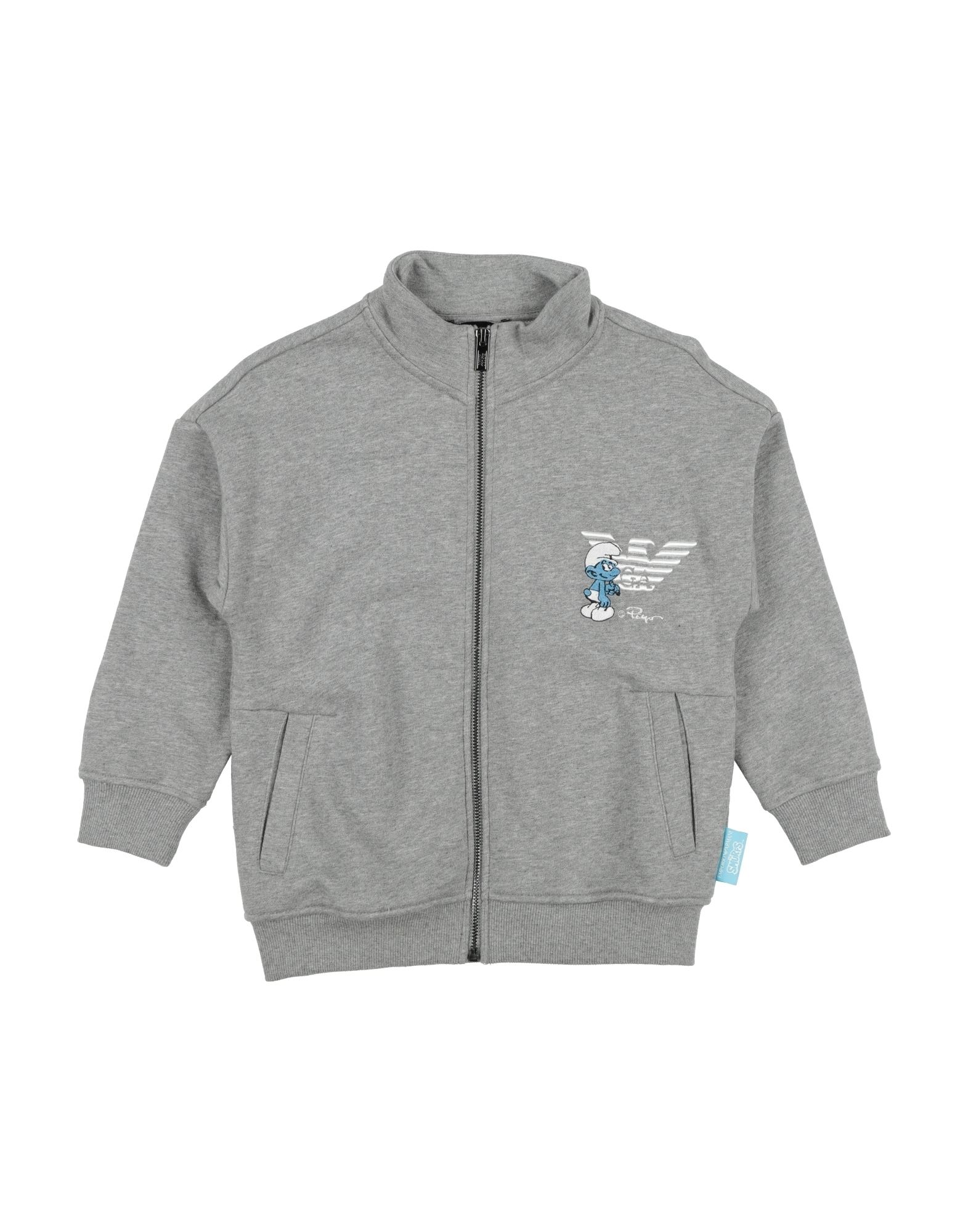 EMPORIO ARMANI Sweatshirt Kinder Grau EMPORIO ARMANI Sweatshirt Kinder Grau von EMPORIO ARMANI