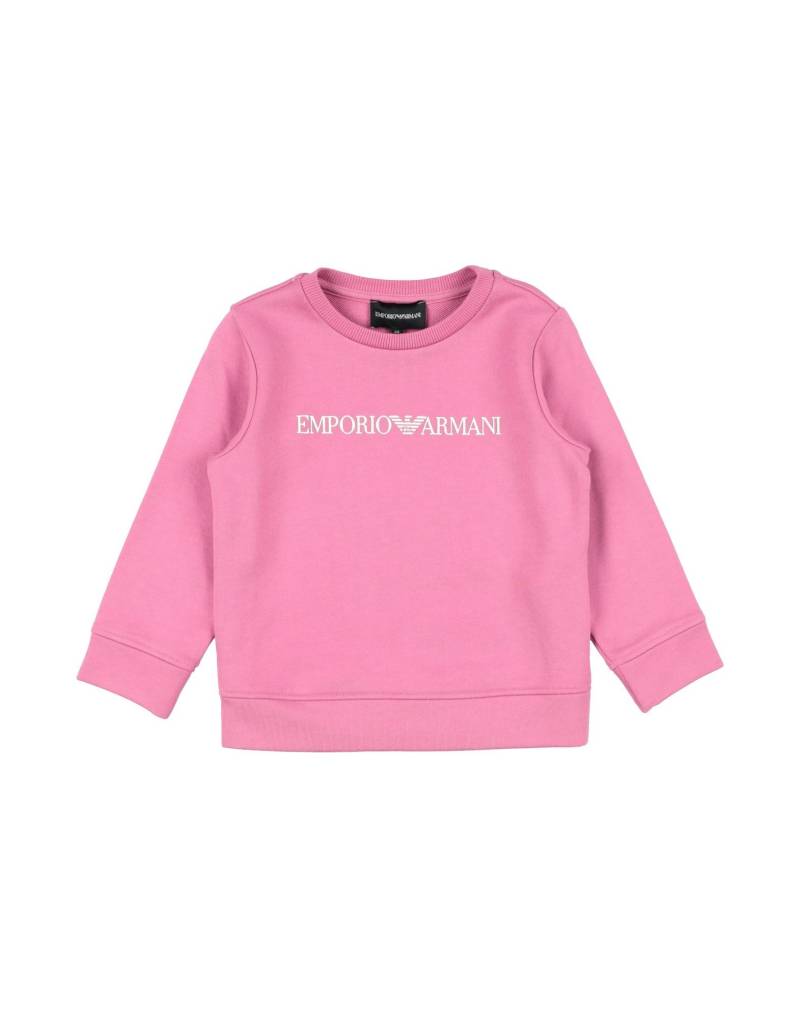 EMPORIO ARMANI Sweatshirt Kinder Rosa von EMPORIO ARMANI