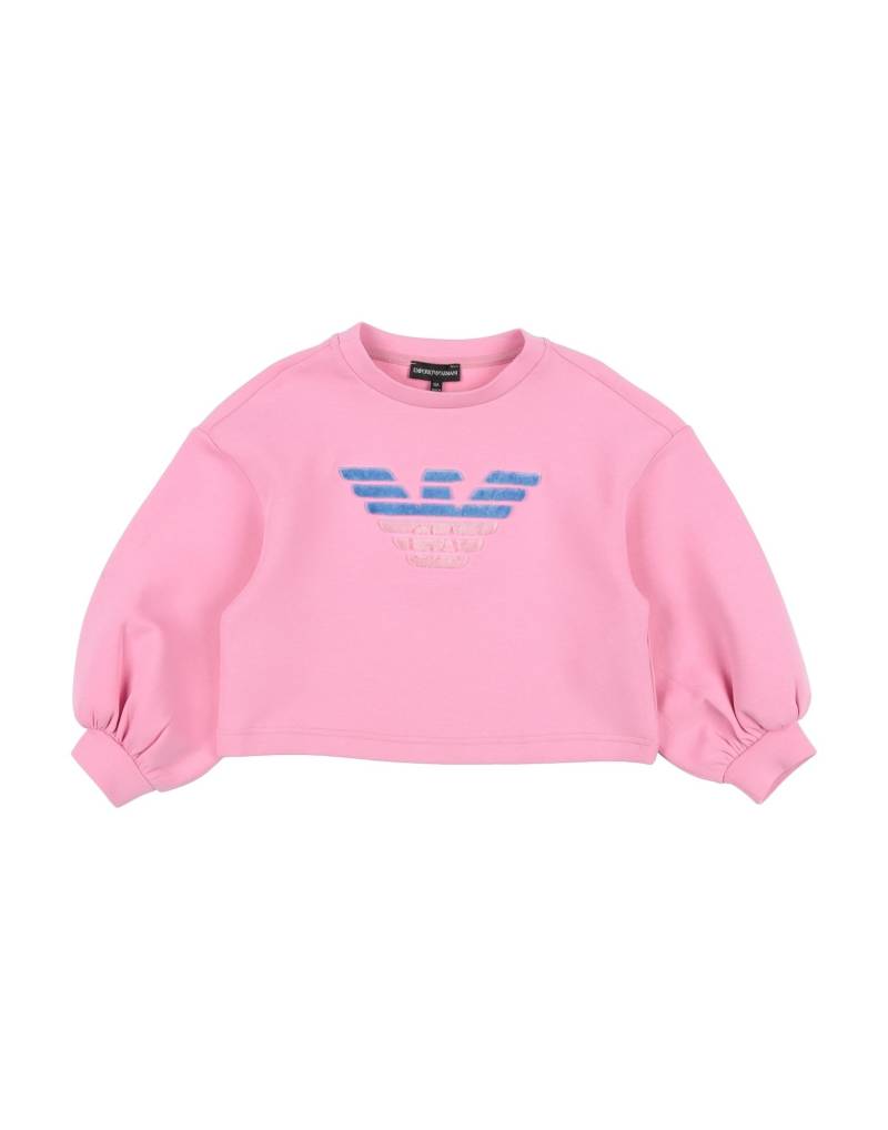 EMPORIO ARMANI Sweatshirt Kinder Rosa von EMPORIO ARMANI
