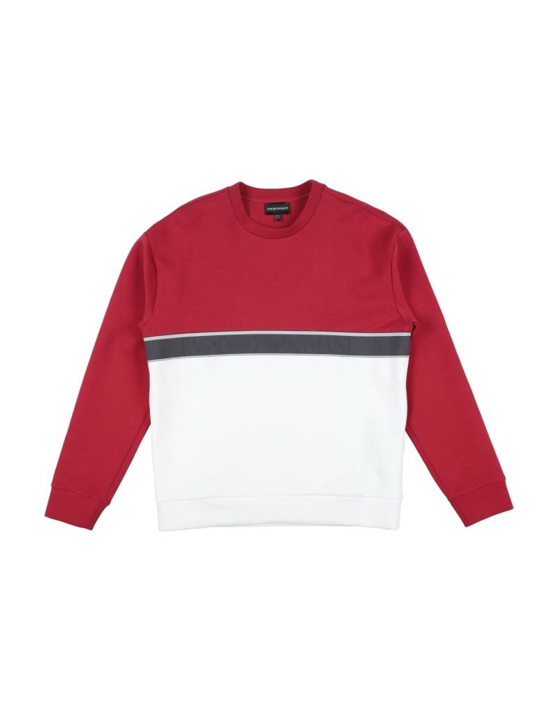 EMPORIO ARMANI Sweatshirt Kinder Rot von EMPORIO ARMANI