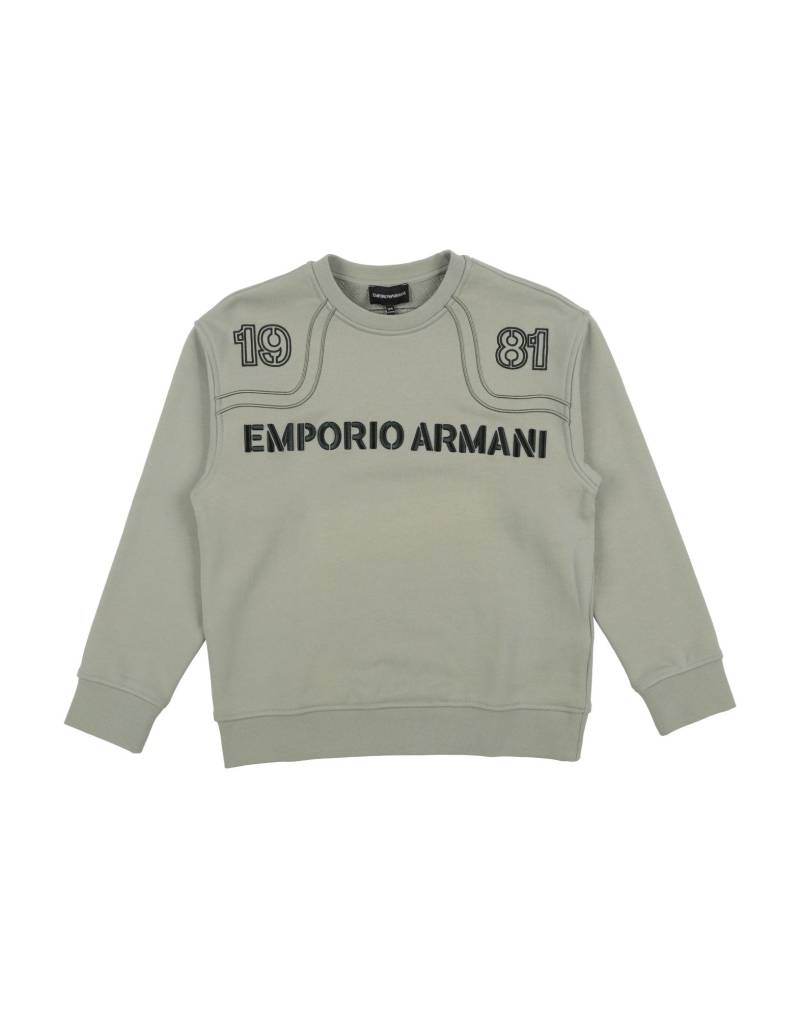EMPORIO ARMANI Sweatshirt Kinder Salbeigrün von EMPORIO ARMANI