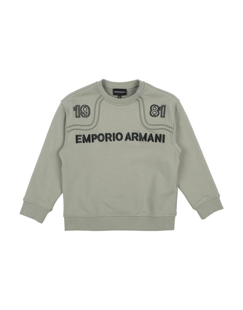 EMPORIO ARMANI Sweatshirt Kinder Salbeigrün von EMPORIO ARMANI