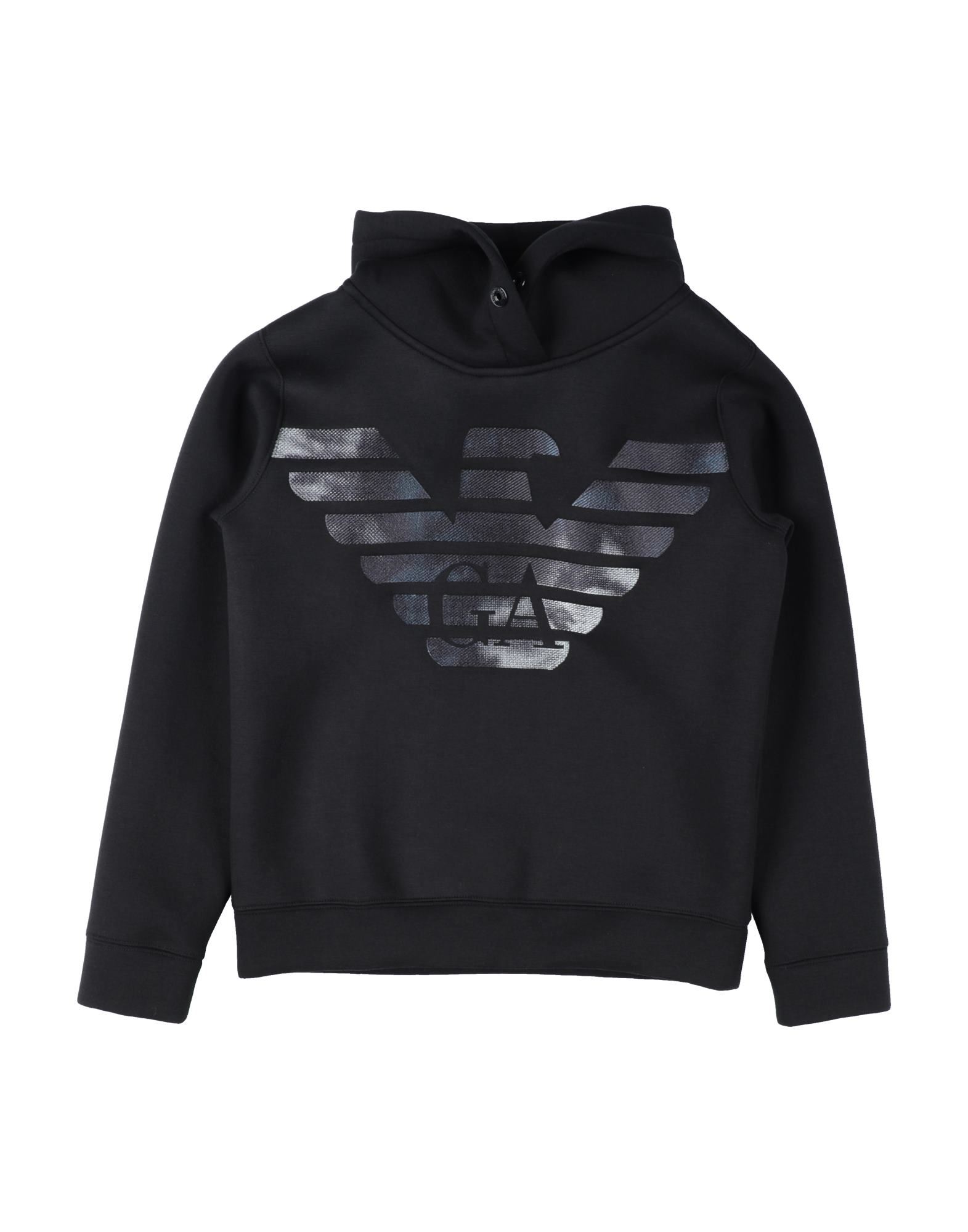 EMPORIO ARMANI Sweatshirt Kinder Schwarz von EMPORIO ARMANI