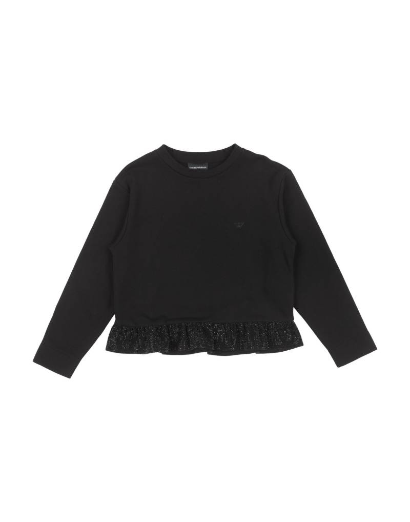 EMPORIO ARMANI Sweatshirt Kinder Schwarz von EMPORIO ARMANI
