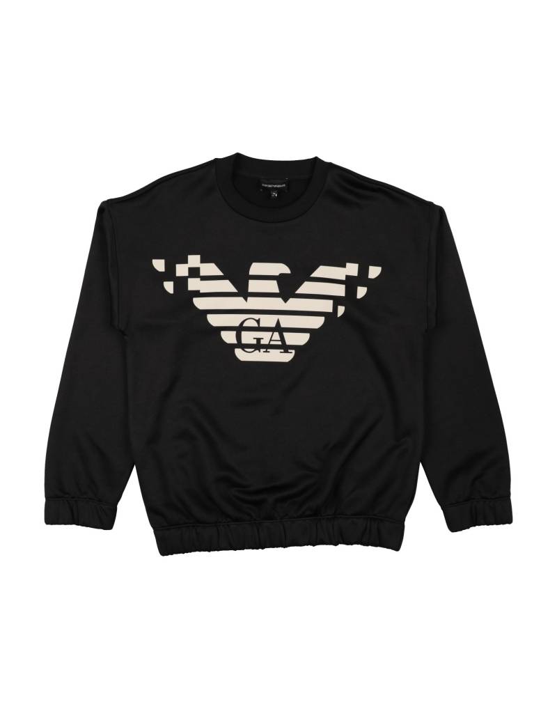EMPORIO ARMANI Sweatshirt Kinder Schwarz von EMPORIO ARMANI