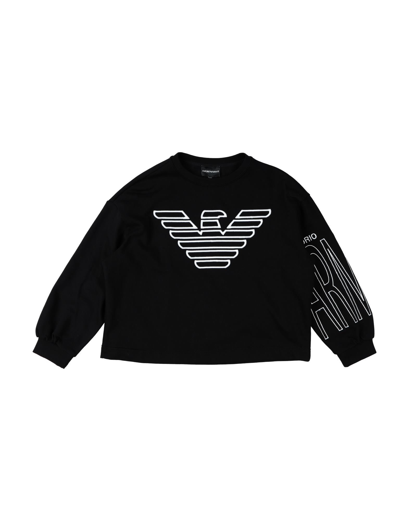 EMPORIO ARMANI Sweatshirt Kinder Schwarz von EMPORIO ARMANI