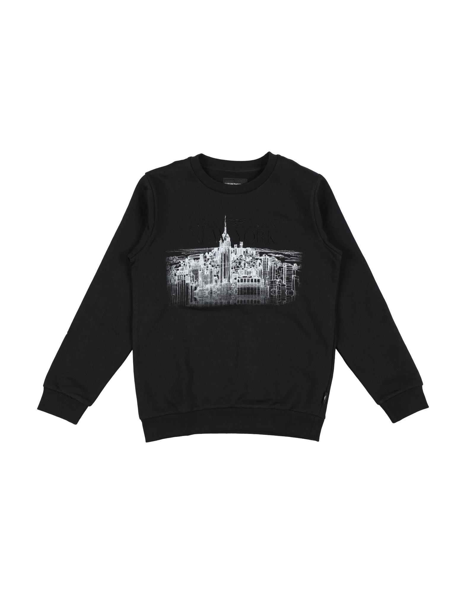 EMPORIO ARMANI Sweatshirt Kinder Schwarz von EMPORIO ARMANI