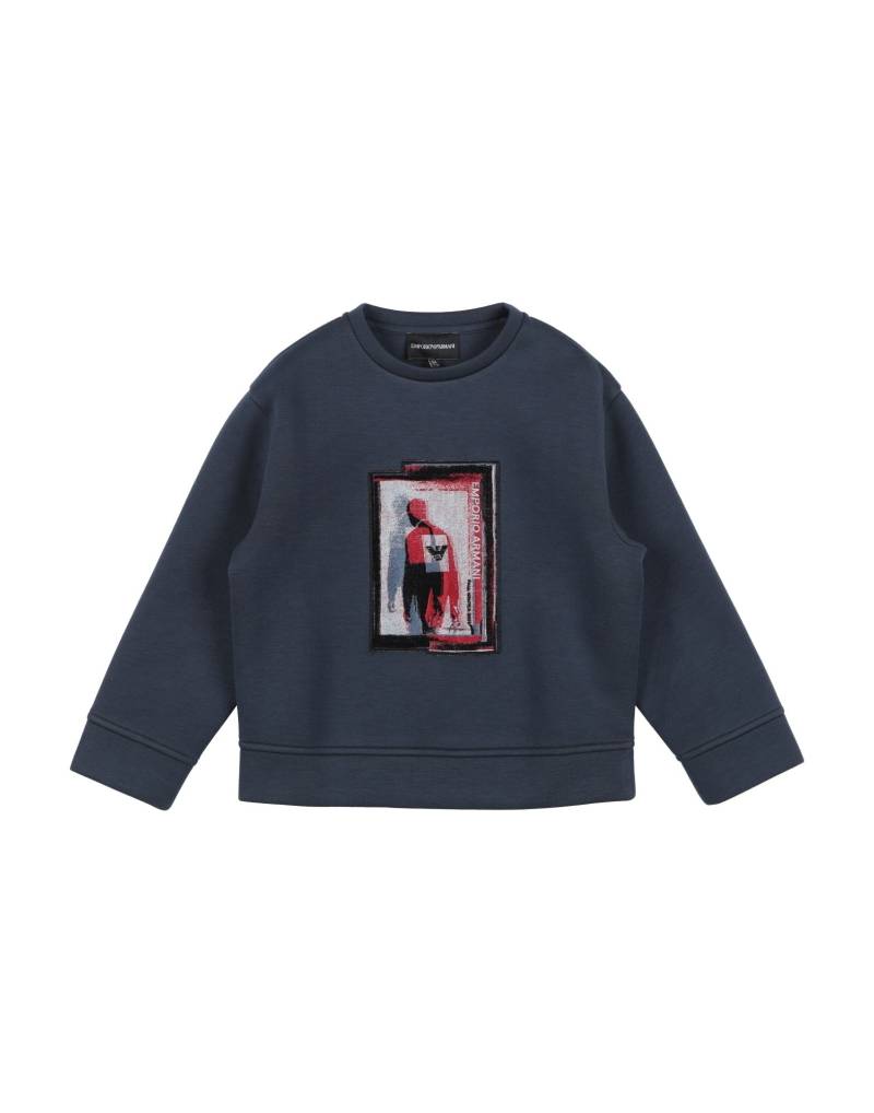 EMPORIO ARMANI Sweatshirt Kinder Taubenblau von EMPORIO ARMANI