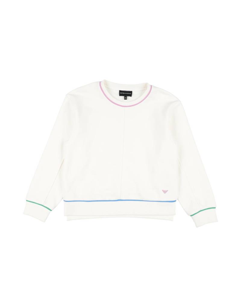 EMPORIO ARMANI Sweatshirt Kinder Weiß von EMPORIO ARMANI