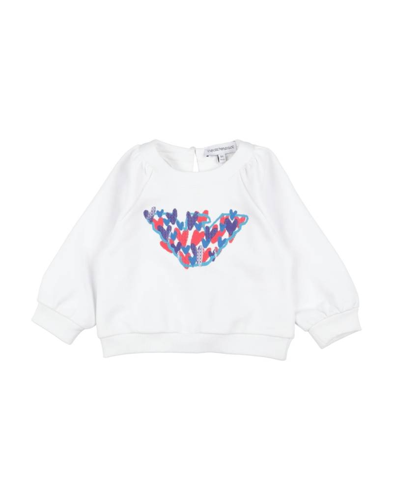 EMPORIO ARMANI Sweatshirt Kinder Weiß von EMPORIO ARMANI