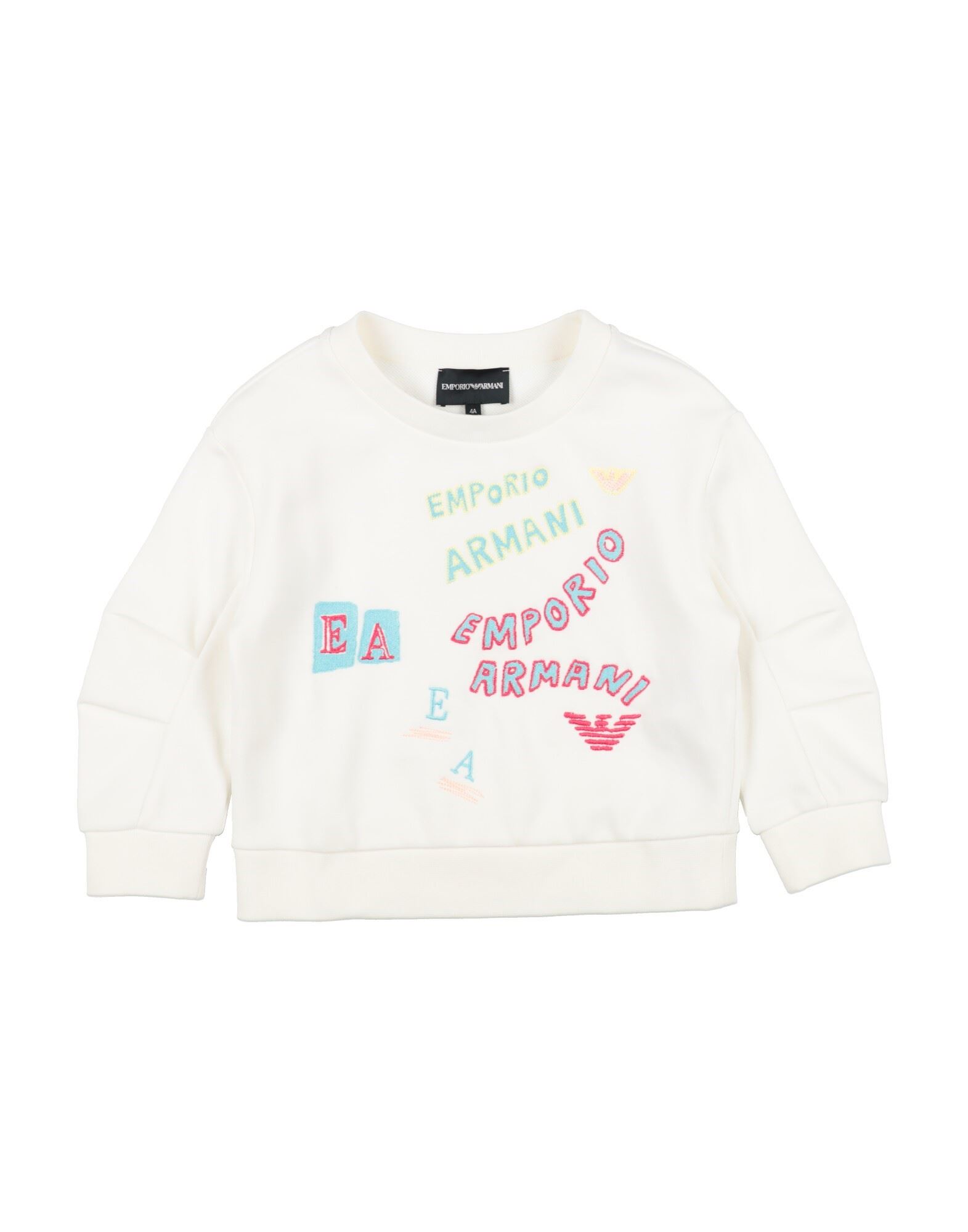 EMPORIO ARMANI Sweatshirt Kinder Weiß von EMPORIO ARMANI
