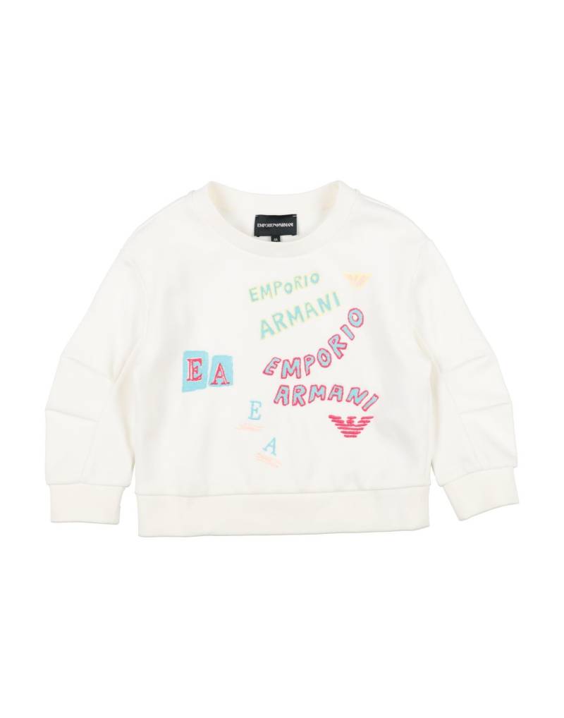 EMPORIO ARMANI Sweatshirt Kinder Weiß von EMPORIO ARMANI