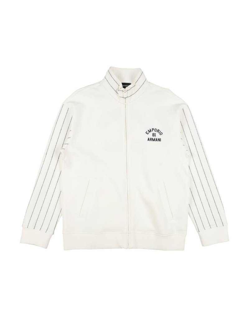 EMPORIO ARMANI Sweatshirt Kinder Weiß von EMPORIO ARMANI