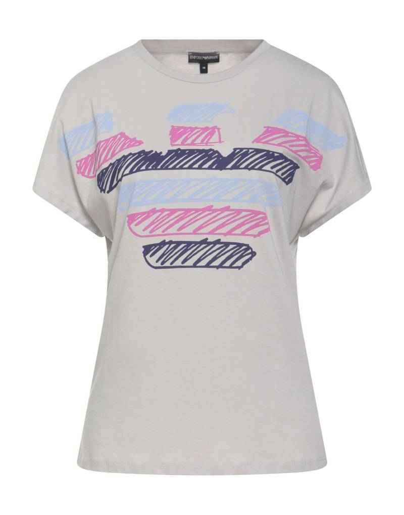 EMPORIO ARMANI T-shirts Damen Hellgrau von EMPORIO ARMANI