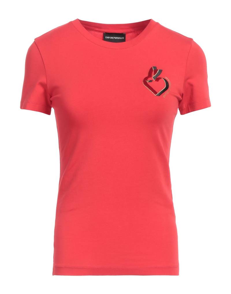 EMPORIO ARMANI T-shirts Damen Rot von EMPORIO ARMANI
