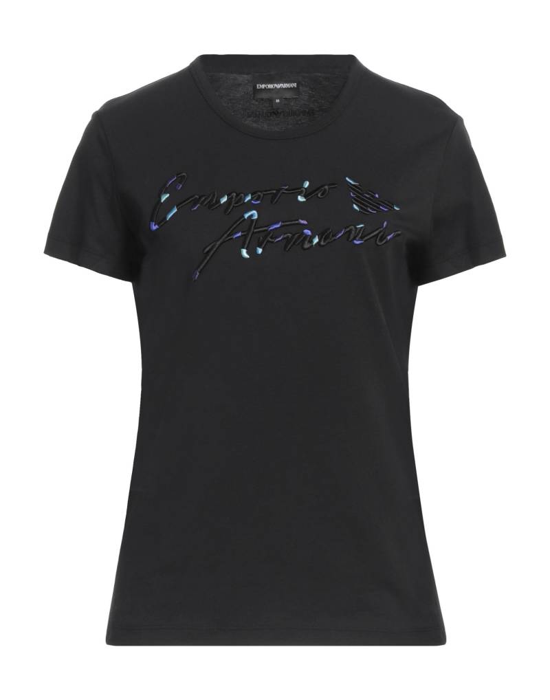 EMPORIO ARMANI T-shirts Damen Schwarz von EMPORIO ARMANI