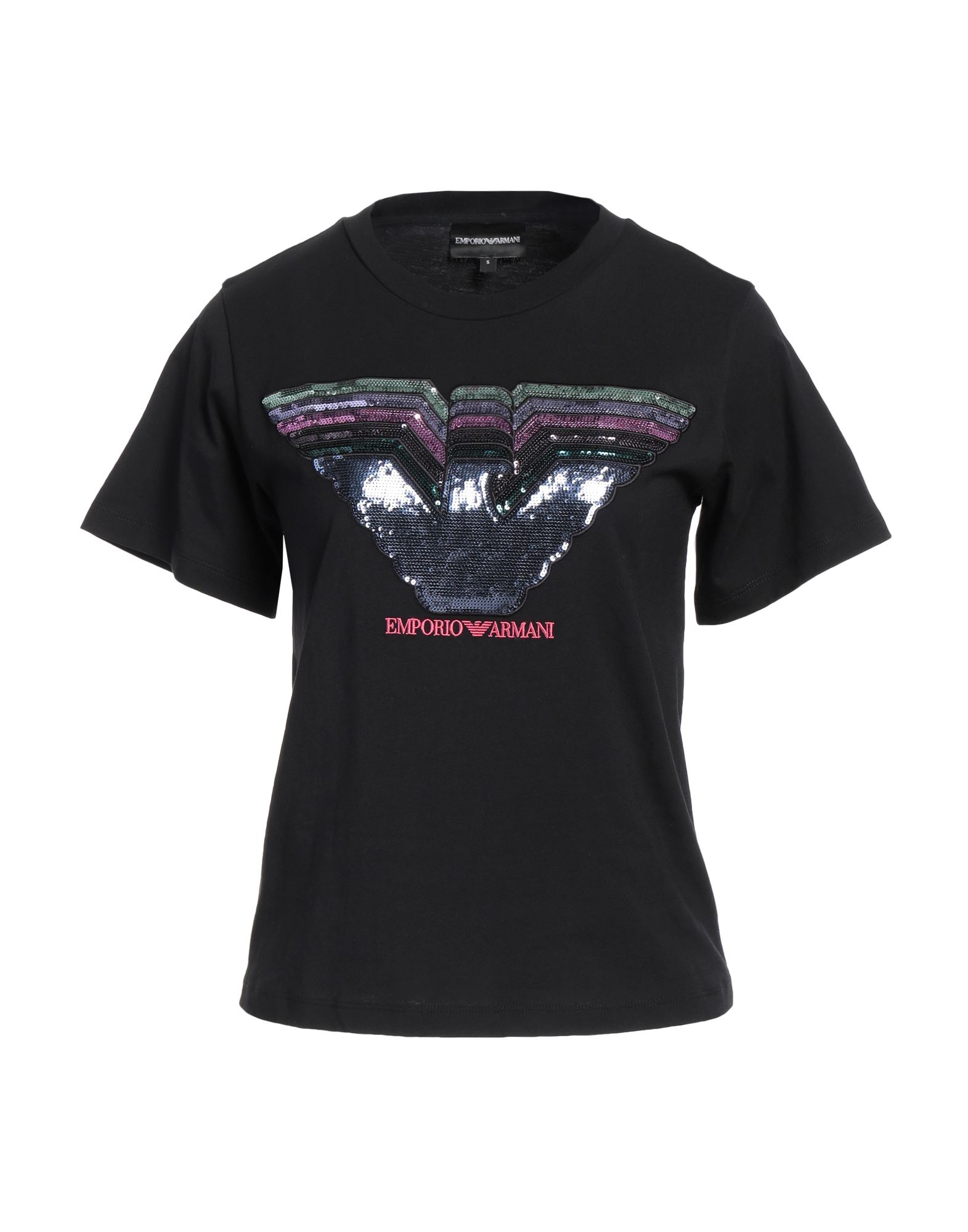 EMPORIO ARMANI T-shirts Damen Schwarz EMPORIO ARMANI T-shirts Damen Schwarz von EMPORIO ARMANI