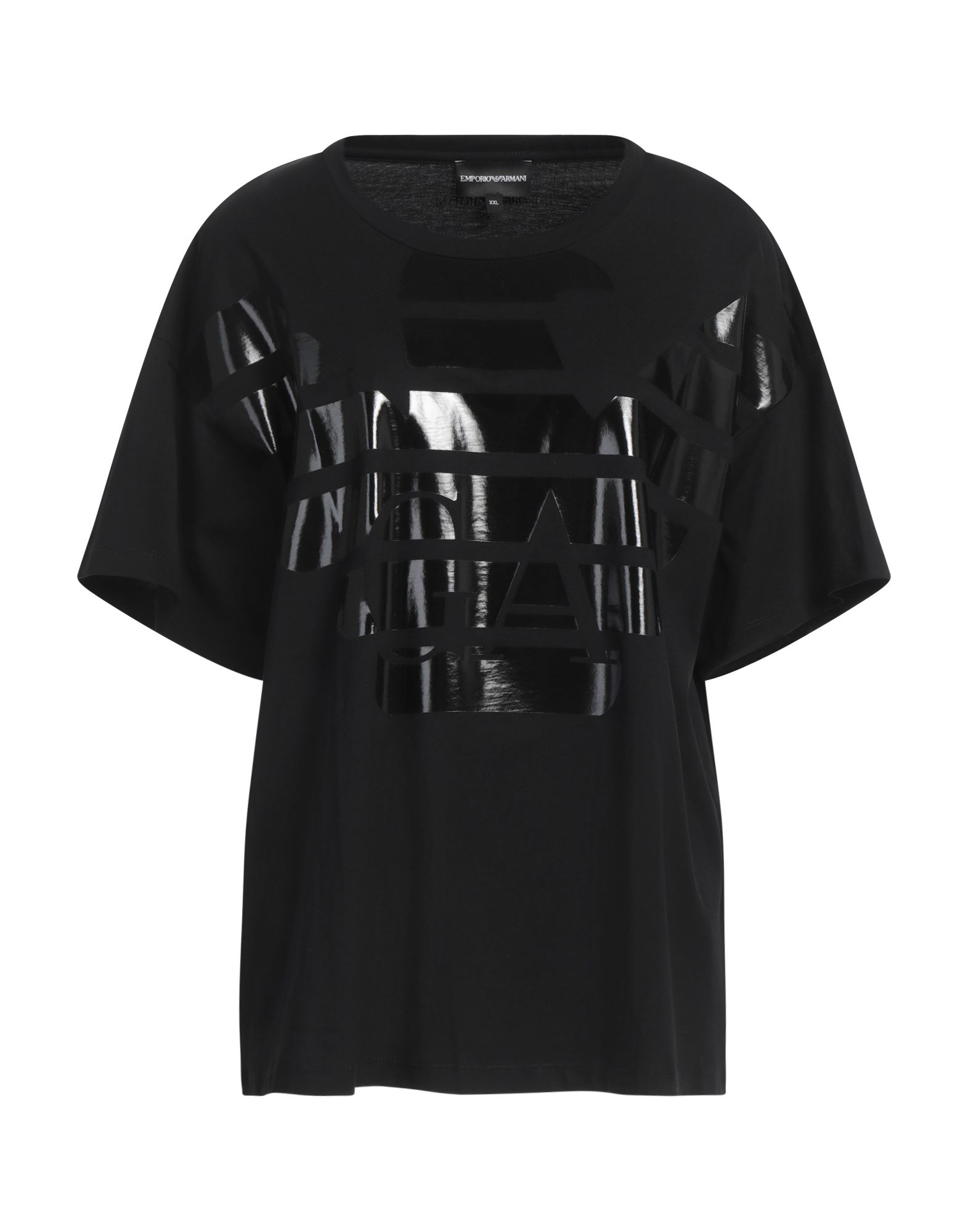 EMPORIO ARMANI T-shirts Damen Schwarz EMPORIO ARMANI T-shirts Damen Schwarz von EMPORIO ARMANI