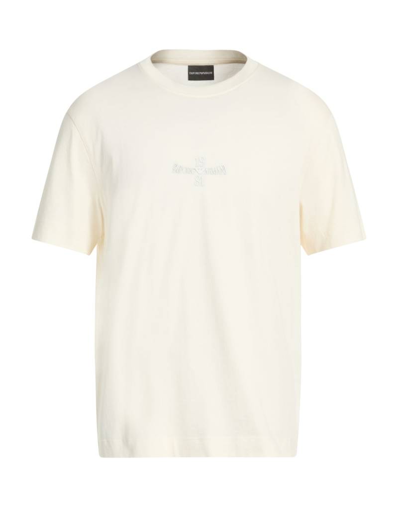 EMPORIO ARMANI T-shirts Herren Elfenbein von EMPORIO ARMANI