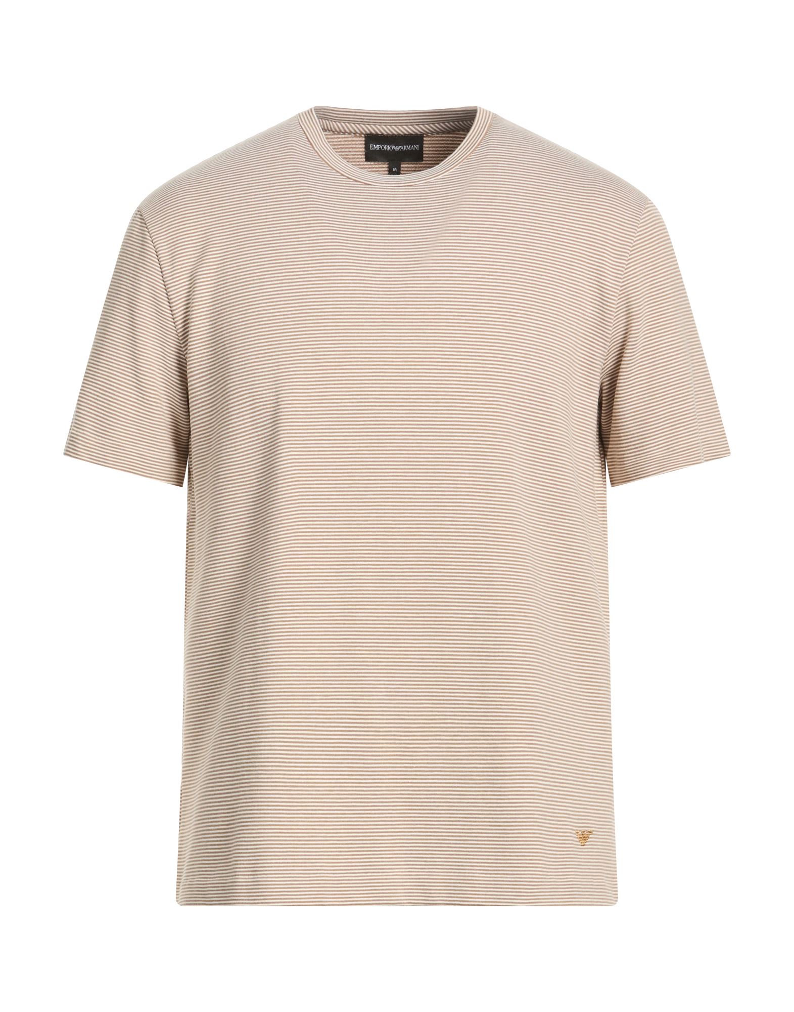 EMPORIO ARMANI T-shirts Herren Kamel von EMPORIO ARMANI