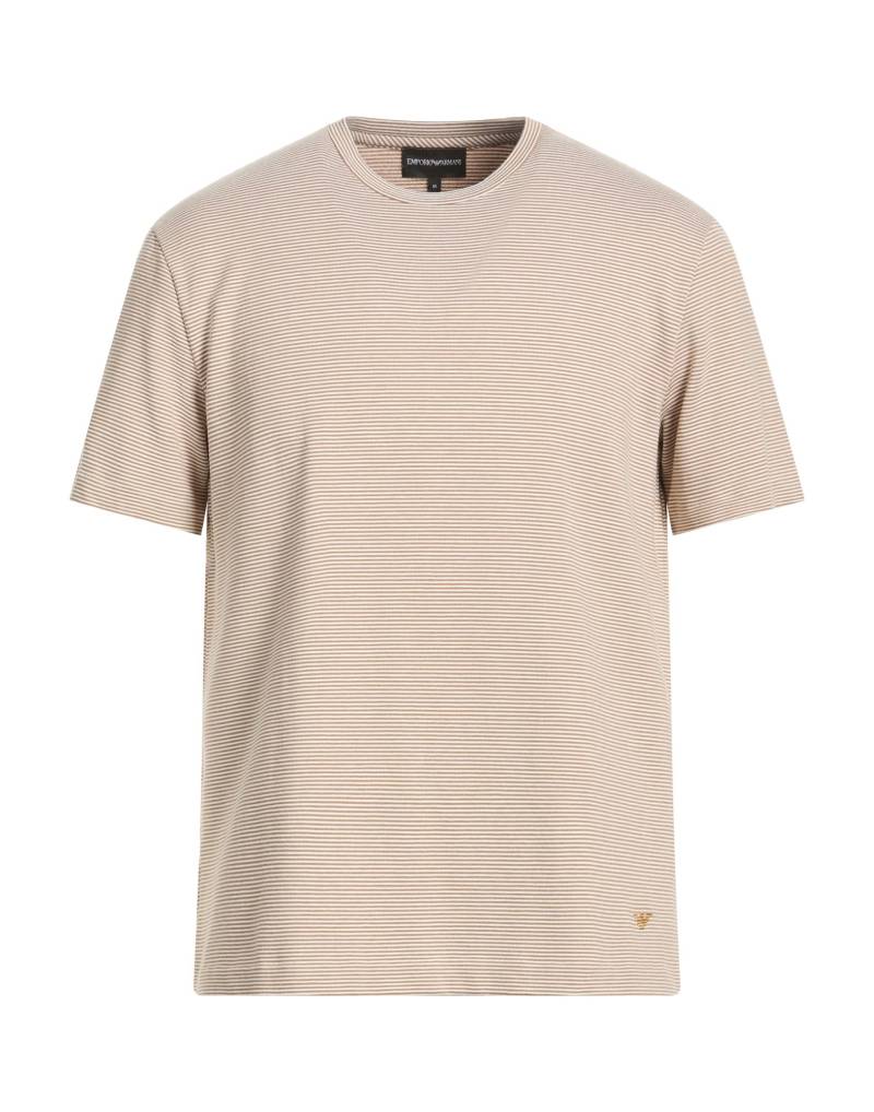 EMPORIO ARMANI T-shirts Herren Kamel von EMPORIO ARMANI