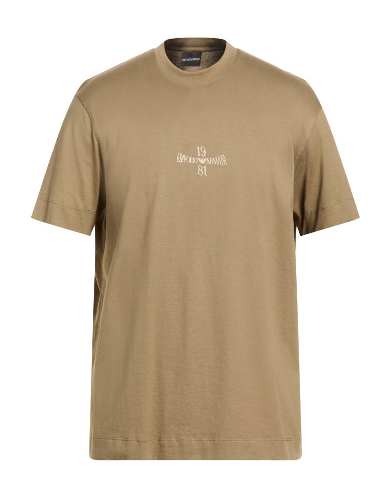 EMPORIO ARMANI T-shirts Herren Khaki von EMPORIO ARMANI