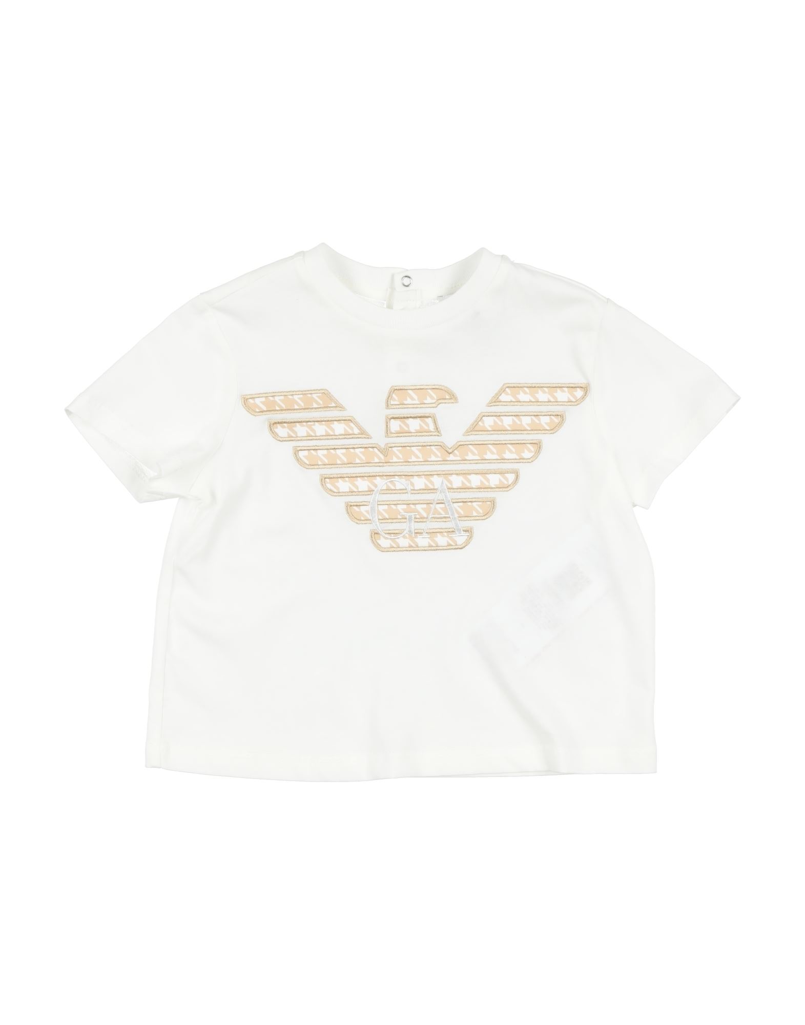 EMPORIO ARMANI T-shirts Kinder Cremeweiß EMPORIO ARMANI T-shirts Kinder Cremeweiß von EMPORIO ARMANI