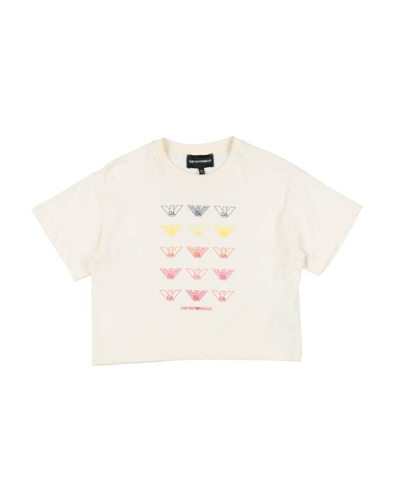EMPORIO ARMANI T-shirts Kinder Off white von EMPORIO ARMANI
