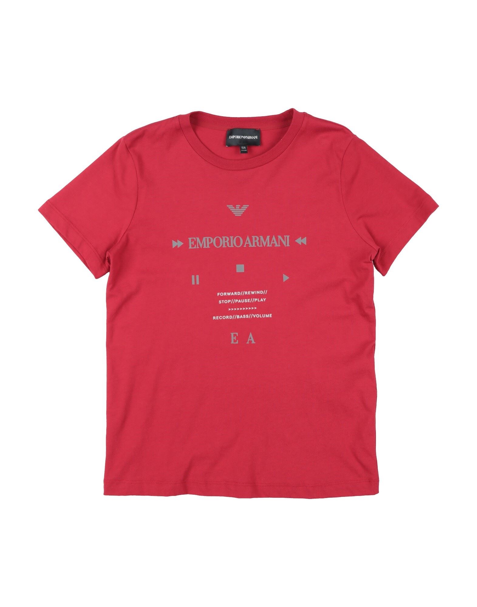 EMPORIO ARMANI T-shirts Kinder Rot von EMPORIO ARMANI