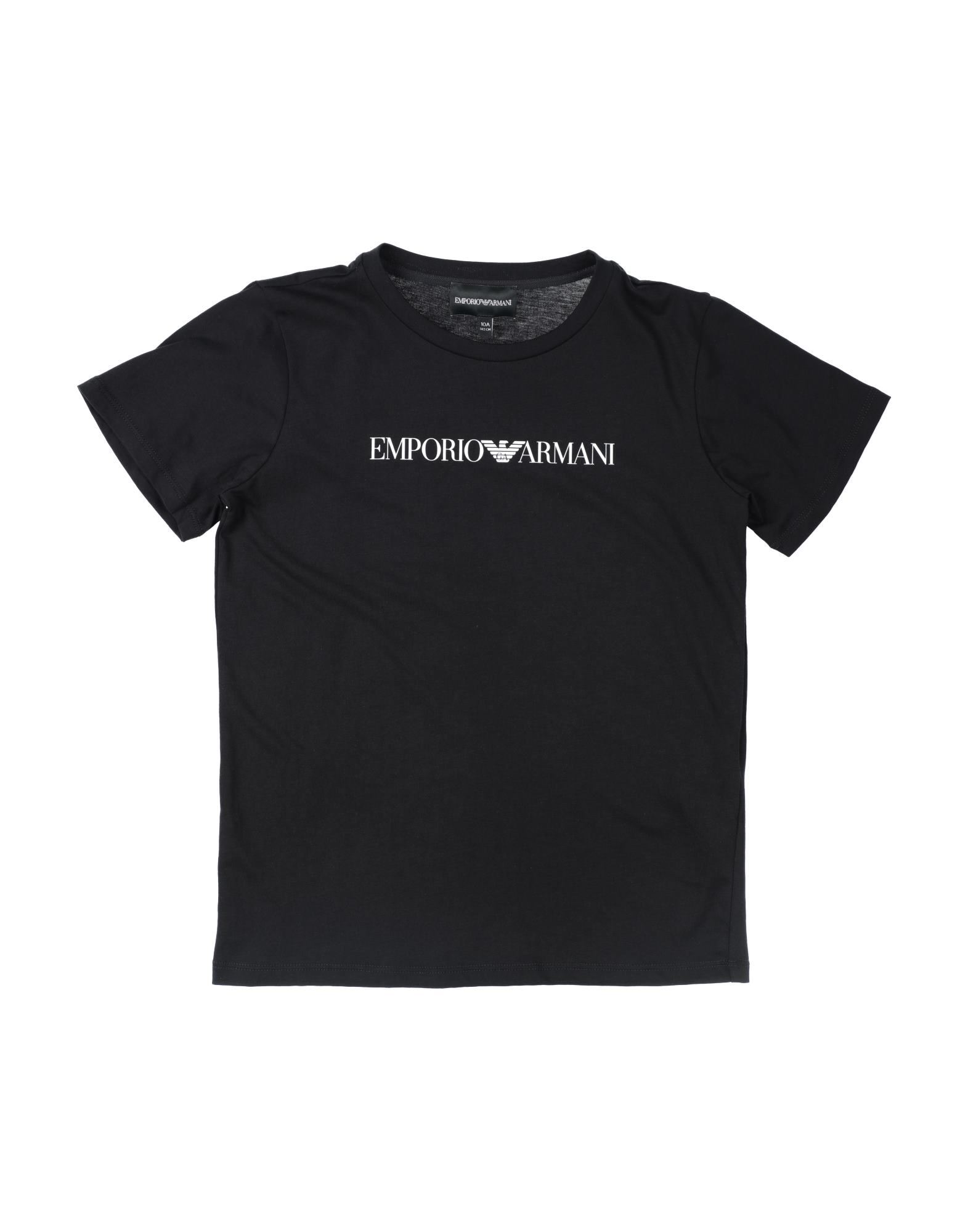 EMPORIO ARMANI T-shirts Kinder Schwarz von EMPORIO ARMANI