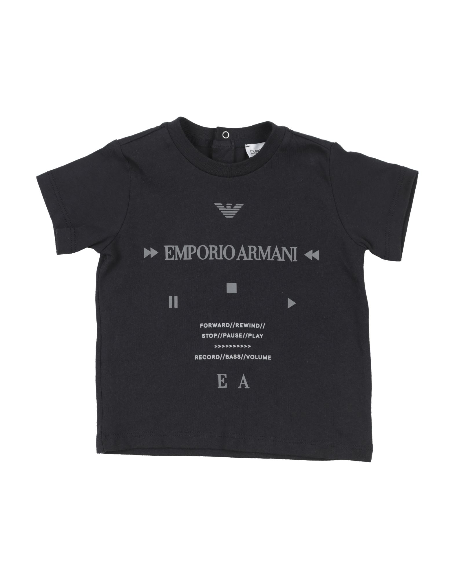 EMPORIO ARMANI T-shirts Kinder Schwarz von EMPORIO ARMANI