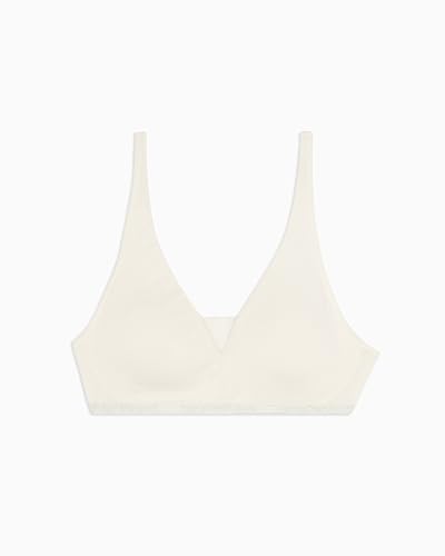 EMPORIO ARMANI Woman Essential Studs Removable Pads Bralette Beige M, weiß, 38 von EMPORIO ARMANI