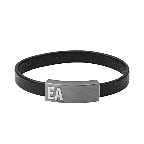 Emporio Armani Armband Für Männer Essential, Innenlänge: 185mm - 195mm / Größe Id: 33mm X 12mm X 6mm Gunmetal Edelstahlarmband, EGS2757060 von EMPORIO ARMANI