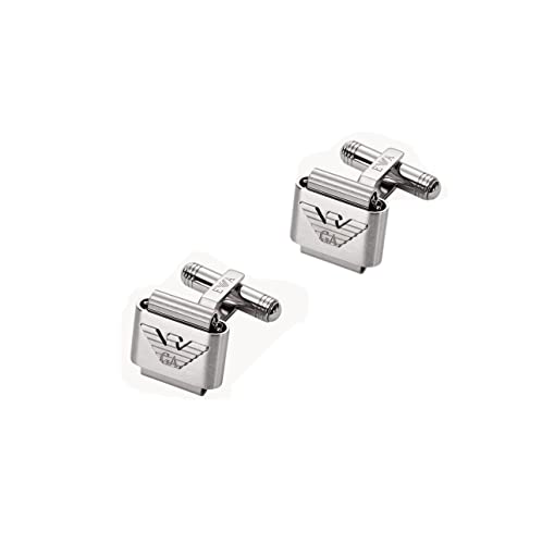 Emporio Armani Herren Manschettenknöpfe aus Edelstahl von Emporio Armani
