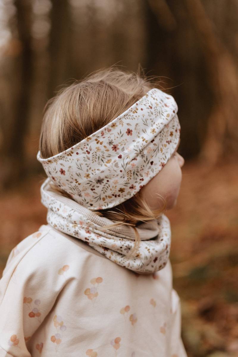 Set Loop Beanie Haarband Stirnband Kinder Baby Personalisiert Größenwahl Farbwahl von EMSArtFactory