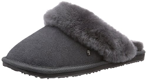 EMU Australia Damen Jolie Pantoffeln, Grau (Charcoal), 37 von EMU Australia