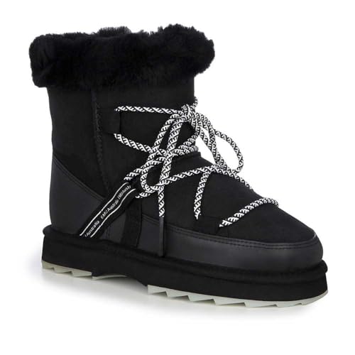 EMU Australia Women's Blurred Sheepskin Boot, Waterproof, Black, Size 37 von EMU