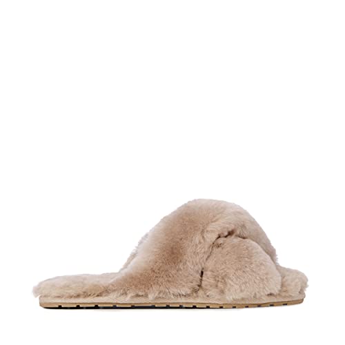 EMU Australia Mayberry Damen Hausschuhe Schaffell Slipper, camel, 40/41 EU von EMU Australia