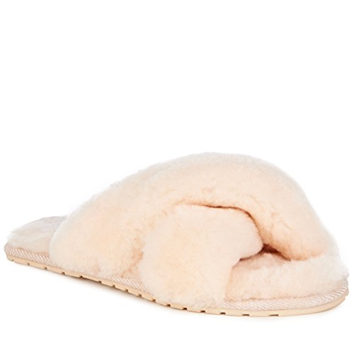 EMU Australia Women's Mayberry Sheepskin Slipper, Natural, Size 40 von EMU Australia