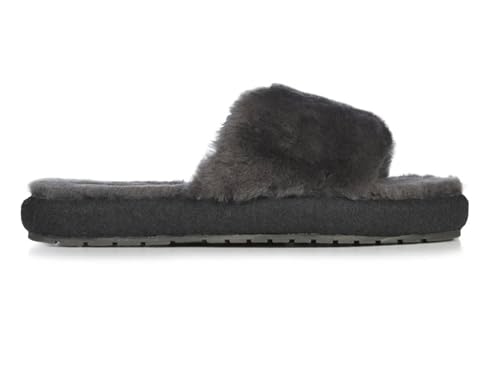 EMU Australia Women's McKay Sheepskin Slipper, Charcoal, Size 39 von EMU