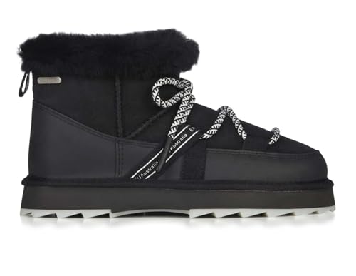 EMU Australia Women's Blurred Micro Sheepskin Ankle Boot, Waterproof, Black, Size 40 von EMU