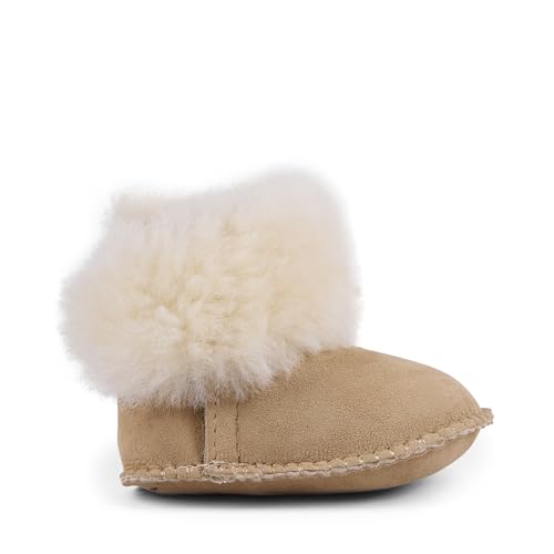 EMU Australia Baby Bootie Deluxe Sheepskin Boot, Sand, Size 22 von EMU