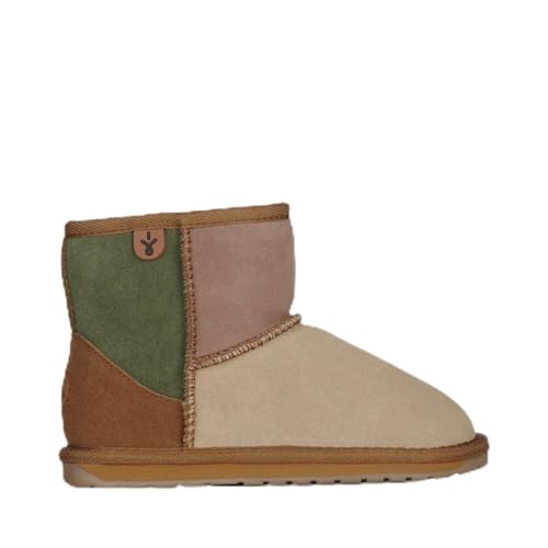 EMU Australia Kids Wallaby Mini Patchwork Wool Boot, Chestnut, Size 27 EMU Australia Kids Wallaby Mini Patchwork Wool Boot, Chestnut, Size 27 von EMU