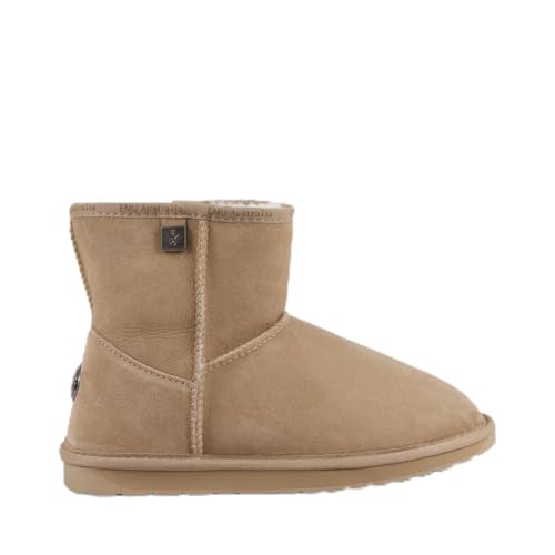 EMU Australia Women's Platinum Stinger Slim Mini Sheepskin Boot, Sand, Size 39 von EMU