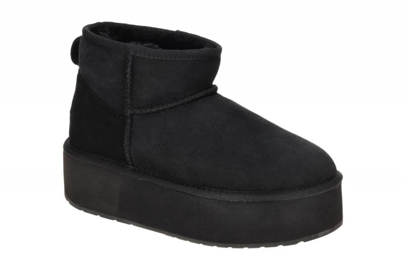 EMU STINGER MICRO FLATFORM W13082 BLAK schwarz - Winterstiefelette f?r Damen von EMU